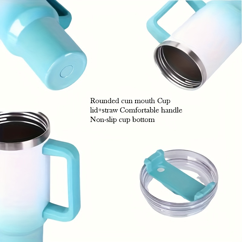 Watersy Tumbler With Handle And Straw Lid Insulated Reusable - Temu