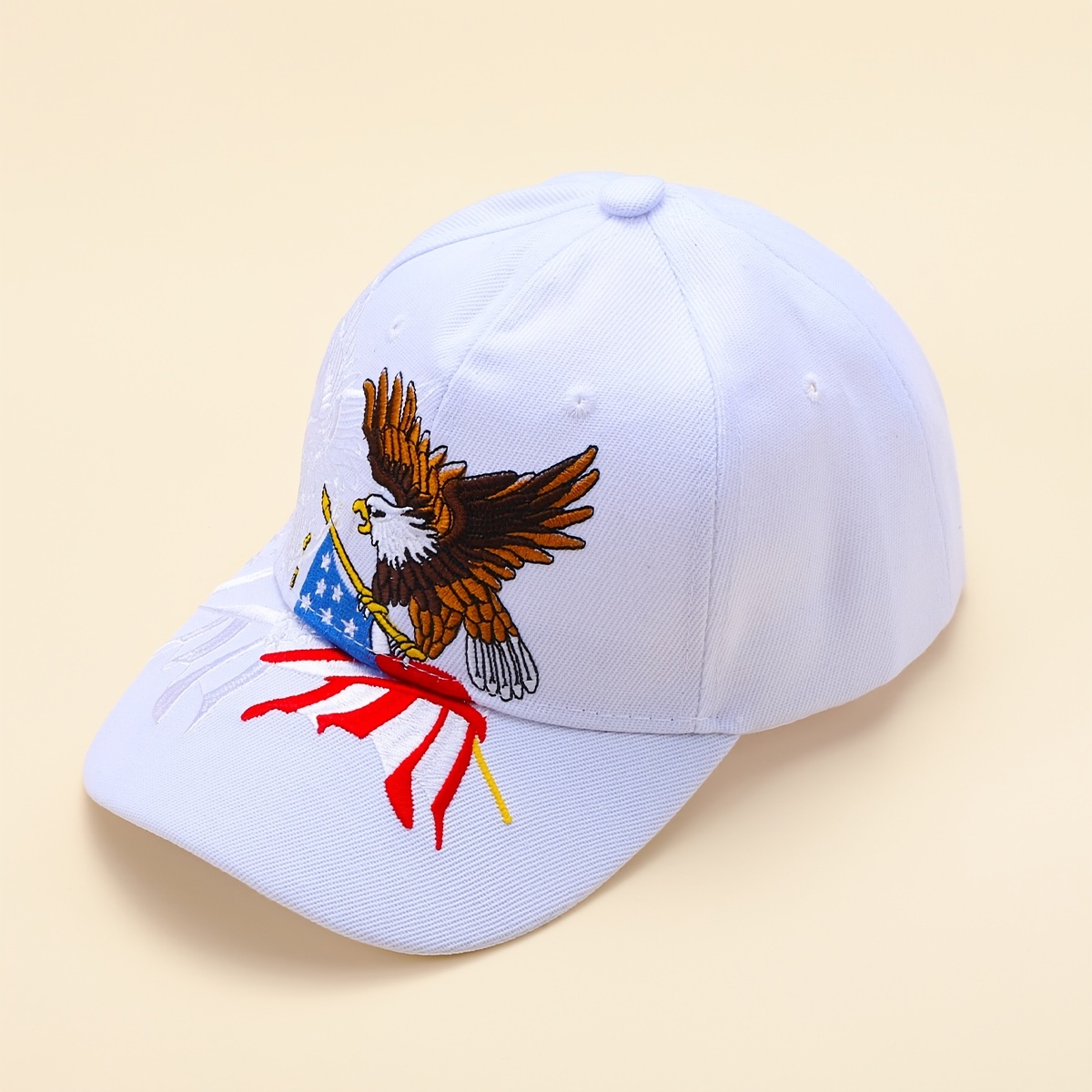 Men's Eagle American Flag Embroidered Baseball Cap