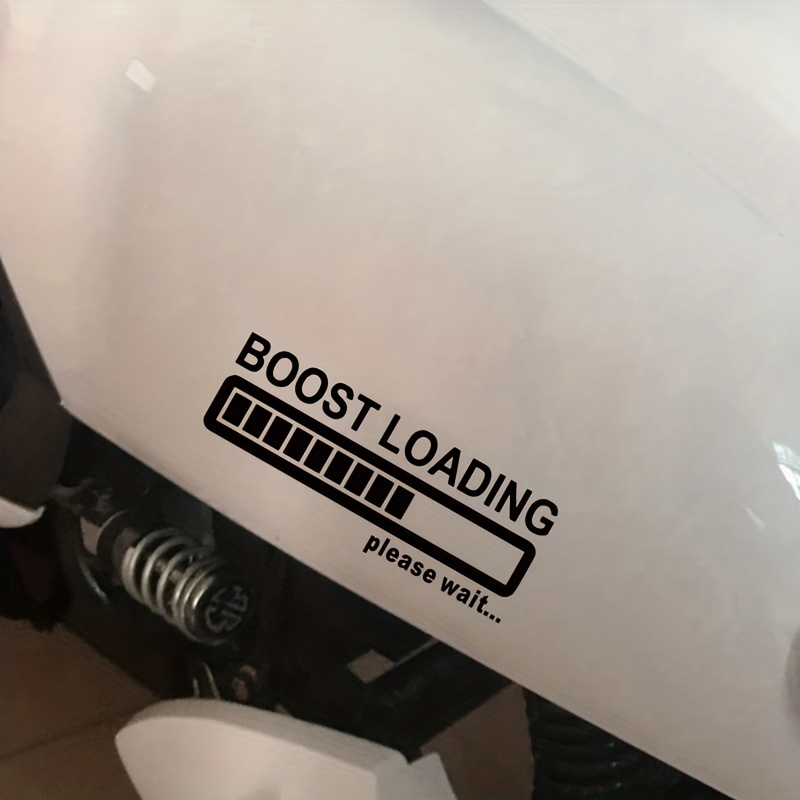 Boost loading please wait autocollant - Autocollants drôles de