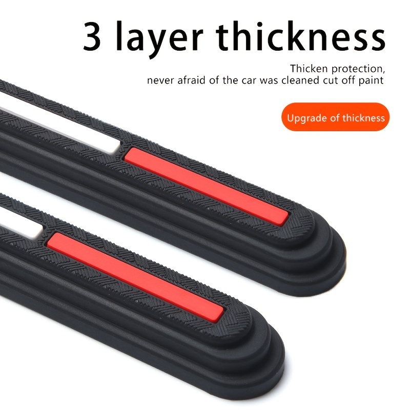 4pcs Car Door Protector Strips for Scratch Protection