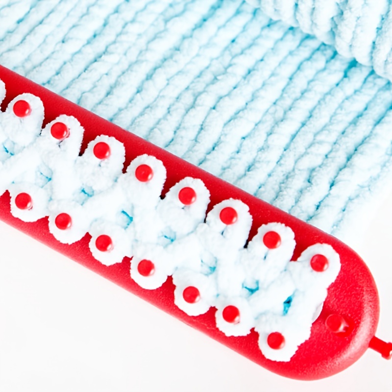 Random Color Weaving Loom Knitting Kit Plastic Pompom Sock - Temu Republic  of Korea