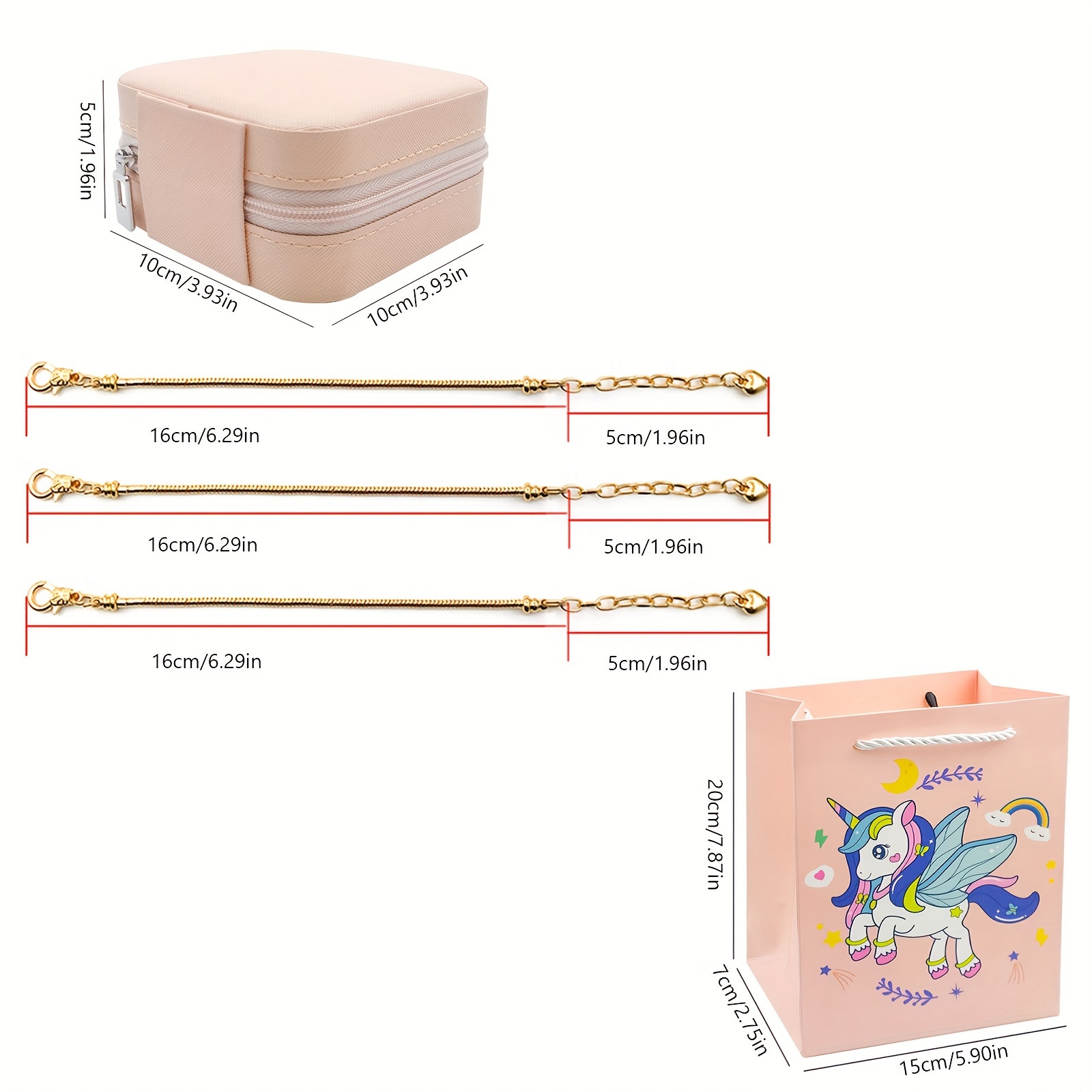 Kit De Pulseras De Unicornio Para Niñas – 66 Piezas DIY Con Cuentas Y Colgantes, Regalo De Cumpleaños Y Navidad En Caja Temática