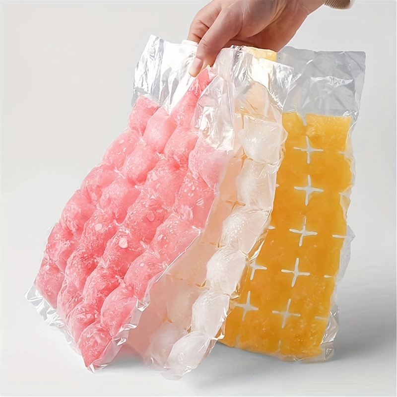 Transparent Disposable Ice Making Bags With Funnel Self seal - Temu