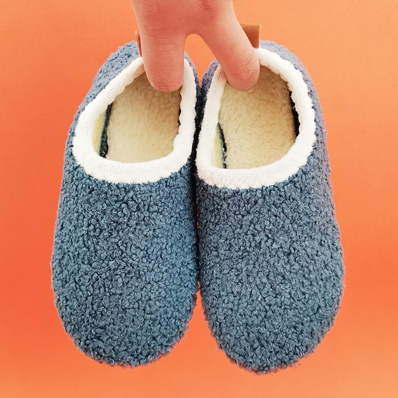 Slipper Socks Women Grippers Non Slip Sherpa Lined Slipper - Temu