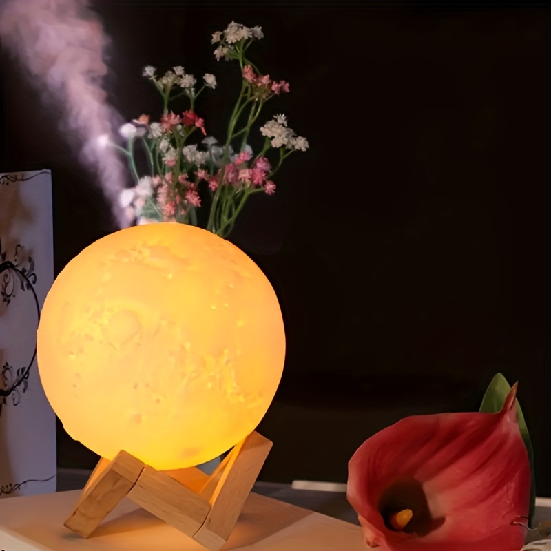 Zulux Lampada lunare 3D – Lampada lunare a LED da 10 pollici Luna con  telecomando e 12