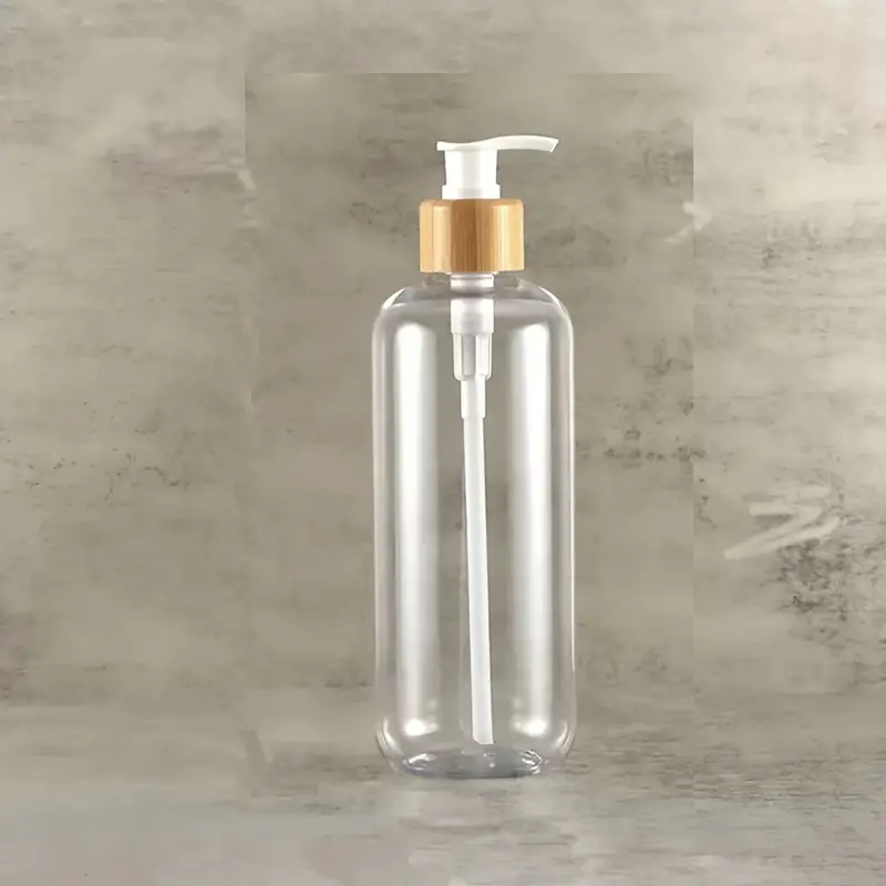 Plastic Bottles With Pump Dispenser 10 Oz Leak Proof Empty Clear Refillable BPA Free For Body Wash Moisturizer Face Cream Liquid Soap