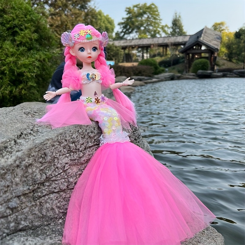 Beautiful Princess Mermaid Doll Girl Birthday Gift Toy Play - Temu