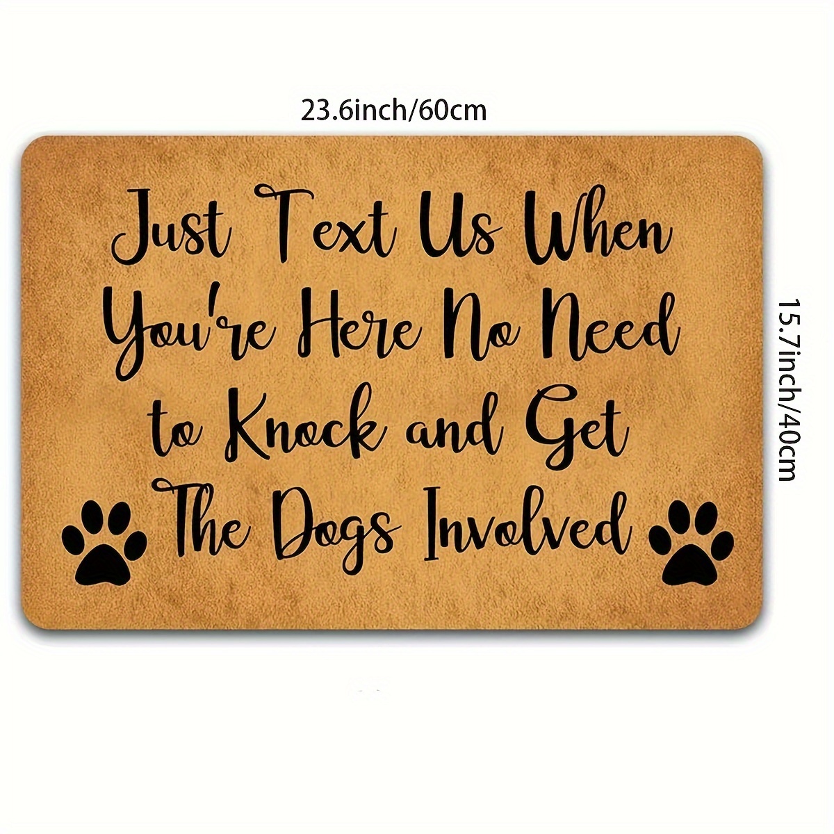 1pc Funny Welcome Doormat, Non-Slip mat Gift mat Personalized Home