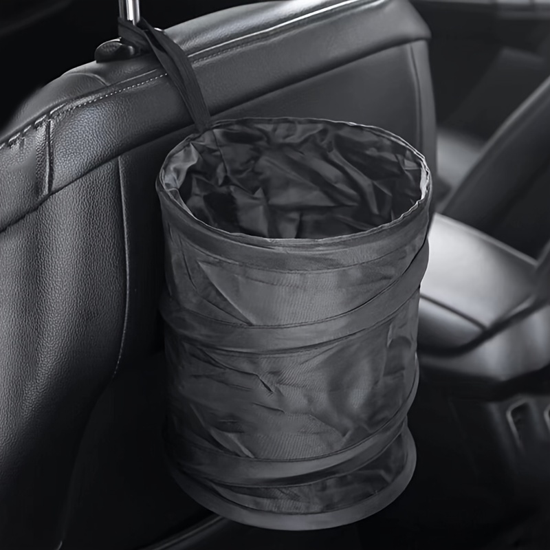 

Keep Your Car Clean & Organized With This Collapsible Car Trash Can!