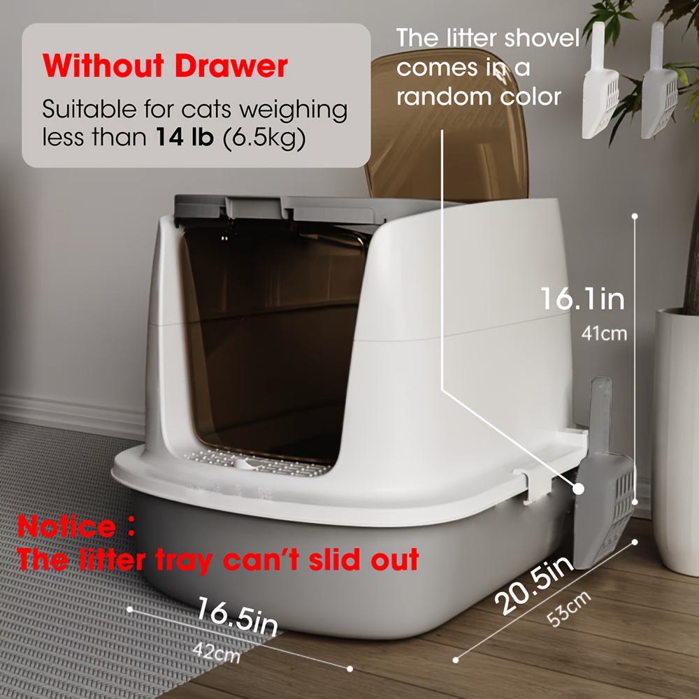 Flip Top Litter Box with Lid