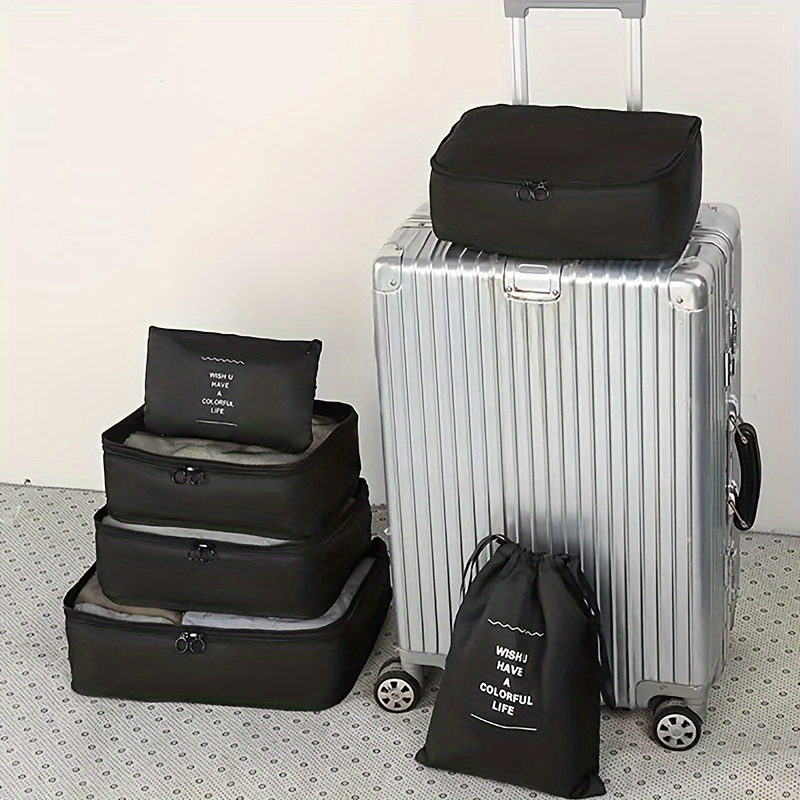 BAGSINBAG 5X Travel Luggage Suitcase Storage Bag Set Clothes Underwear  Packin QT
