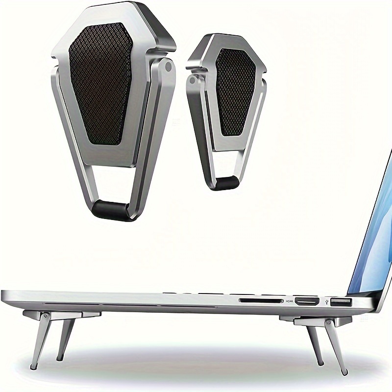 1pair Mini Laptop-Stand Fixed Foldable Bracket Computer Cooling Base,  Portable Foldable Laptop Stand, Mini Cooling