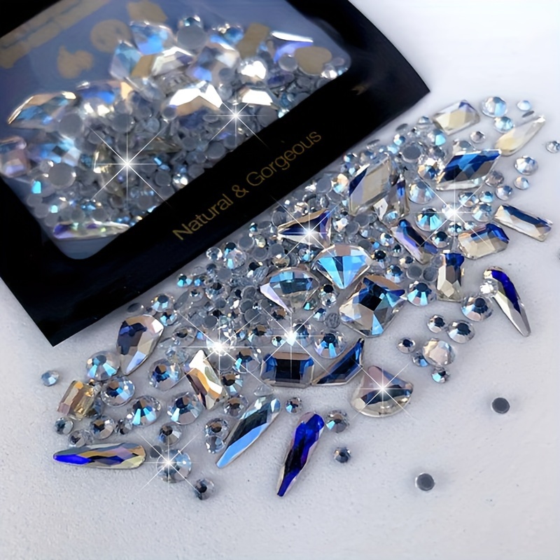 Flat Back Rhinestones Round Crystal Gems Nail Jewels Craft - Temu