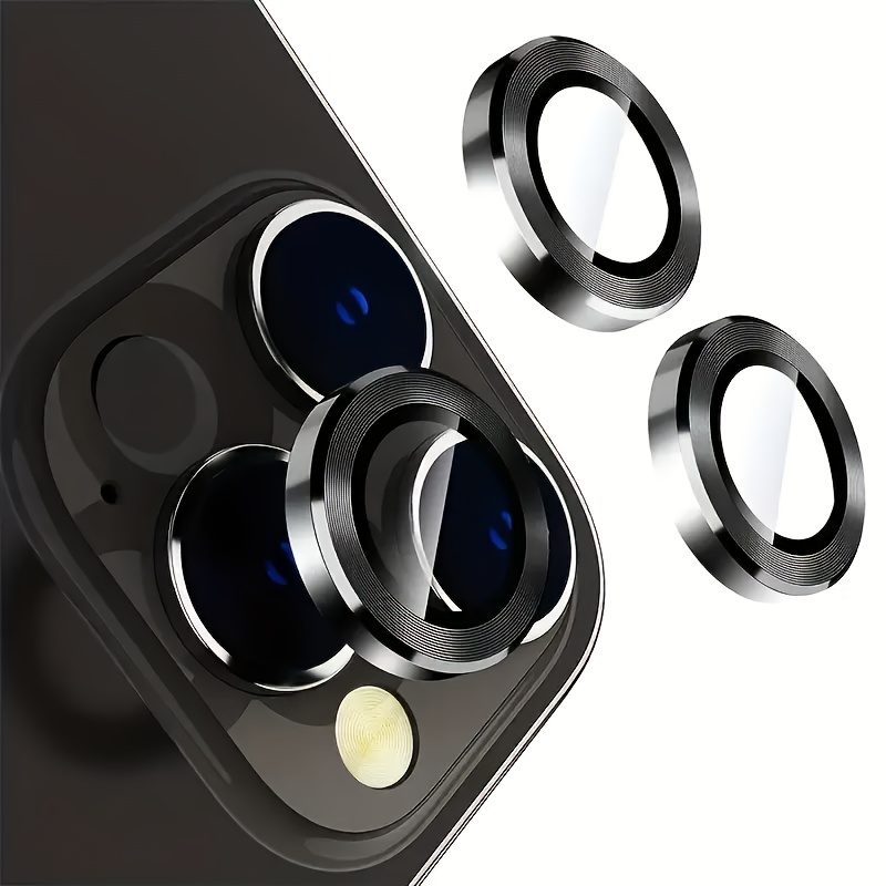 iPhone 13, 13 Pro, 13 Pro Max - Protector de vidrio circular para lente de  cámara grandiante