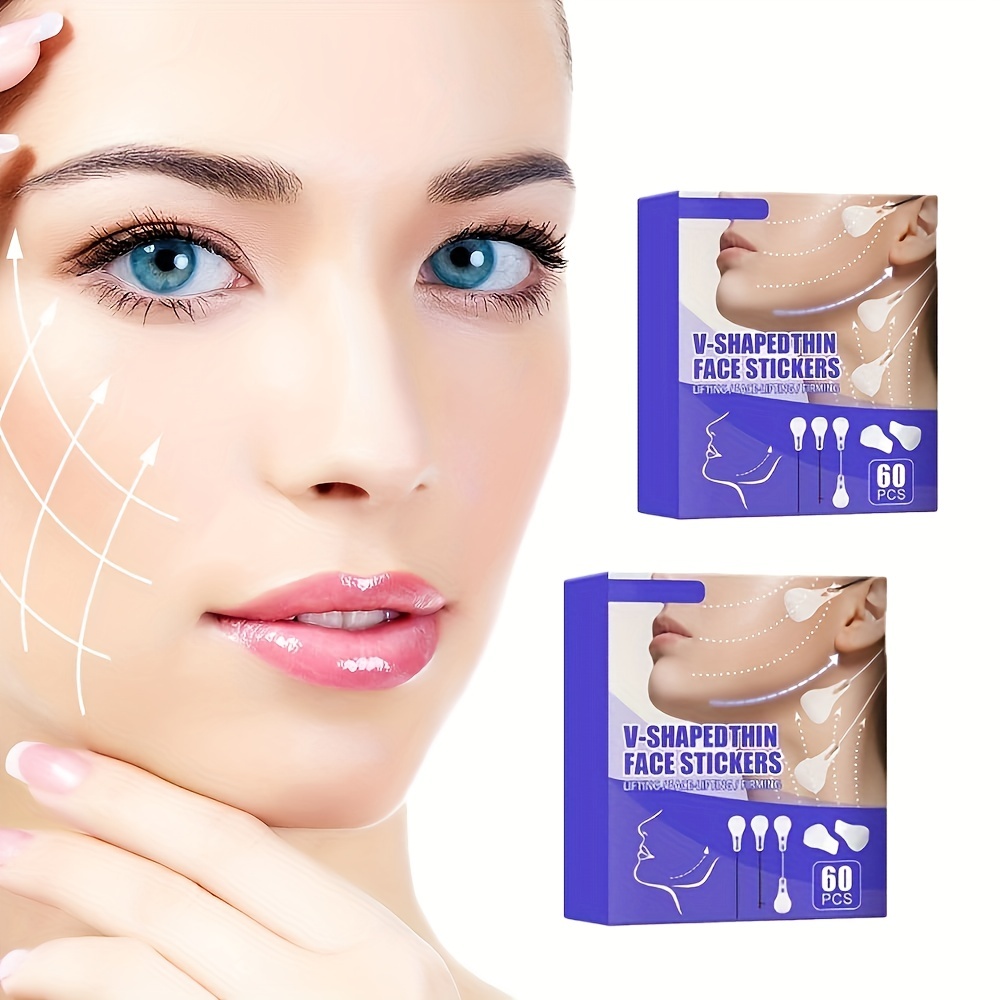 Face Tape Lifting Invisible With String For Wrinkles Jowls - Temu