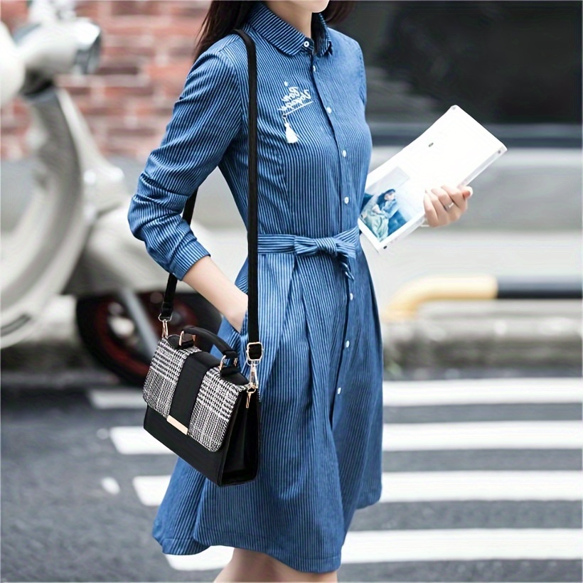 sachin and babi light blue dress V-Neck Dress for Women's Short Sleeve Casual Dresses Elastic Waist Solid  Elegant Maxi A-Line Dress