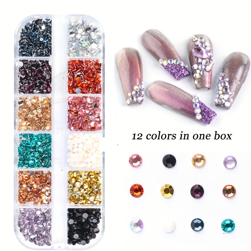 Clear Polar Ab Nail Resin Crystals Multi shaped Glass - Temu