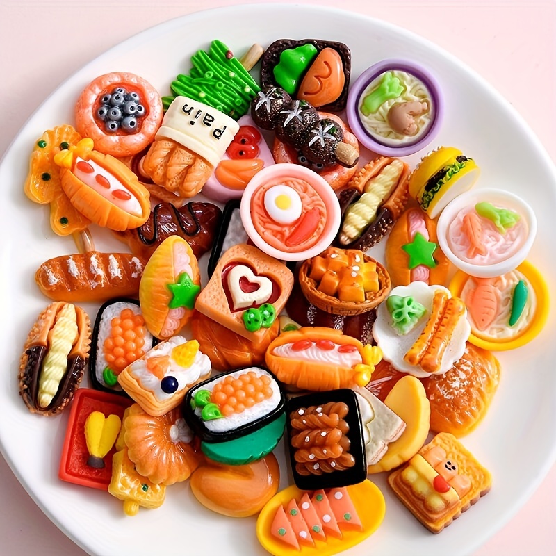 Mini Resin Food Kit #nickpainting #resin #fakefood #mini, mini resin food