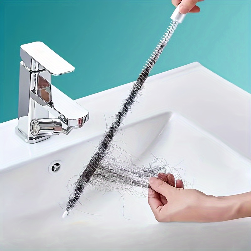 Drain Cleaning Brush Household Sewer Hair Catcher Cleaner - Temu