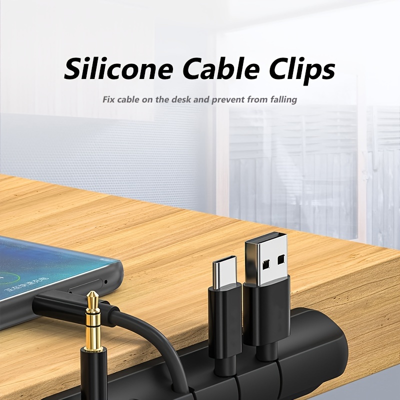 Organisateur de câble en silicone pour un rangement et une utilisation  optimale de vos appareils