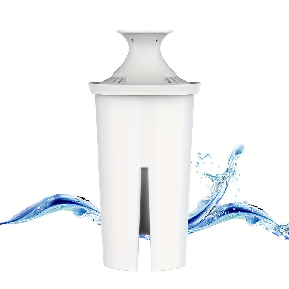 Dispensador de filtro de agua Brita XL para grifo y agua potable con 1  filtro estándar, dura 2 meses, capacidad para 27 tazas, sin BPA, gris