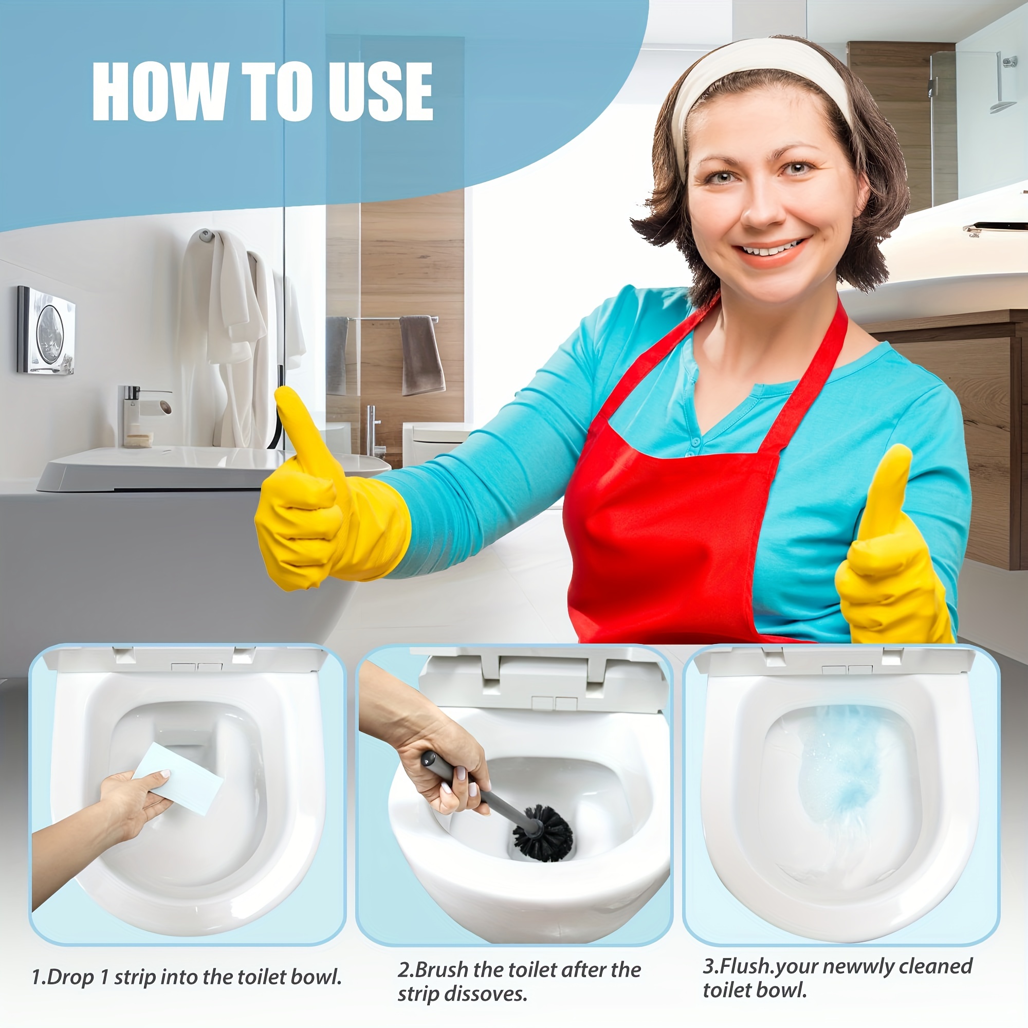 Toilet Bowl Cleaner, Biodegradeable & Septic Safe