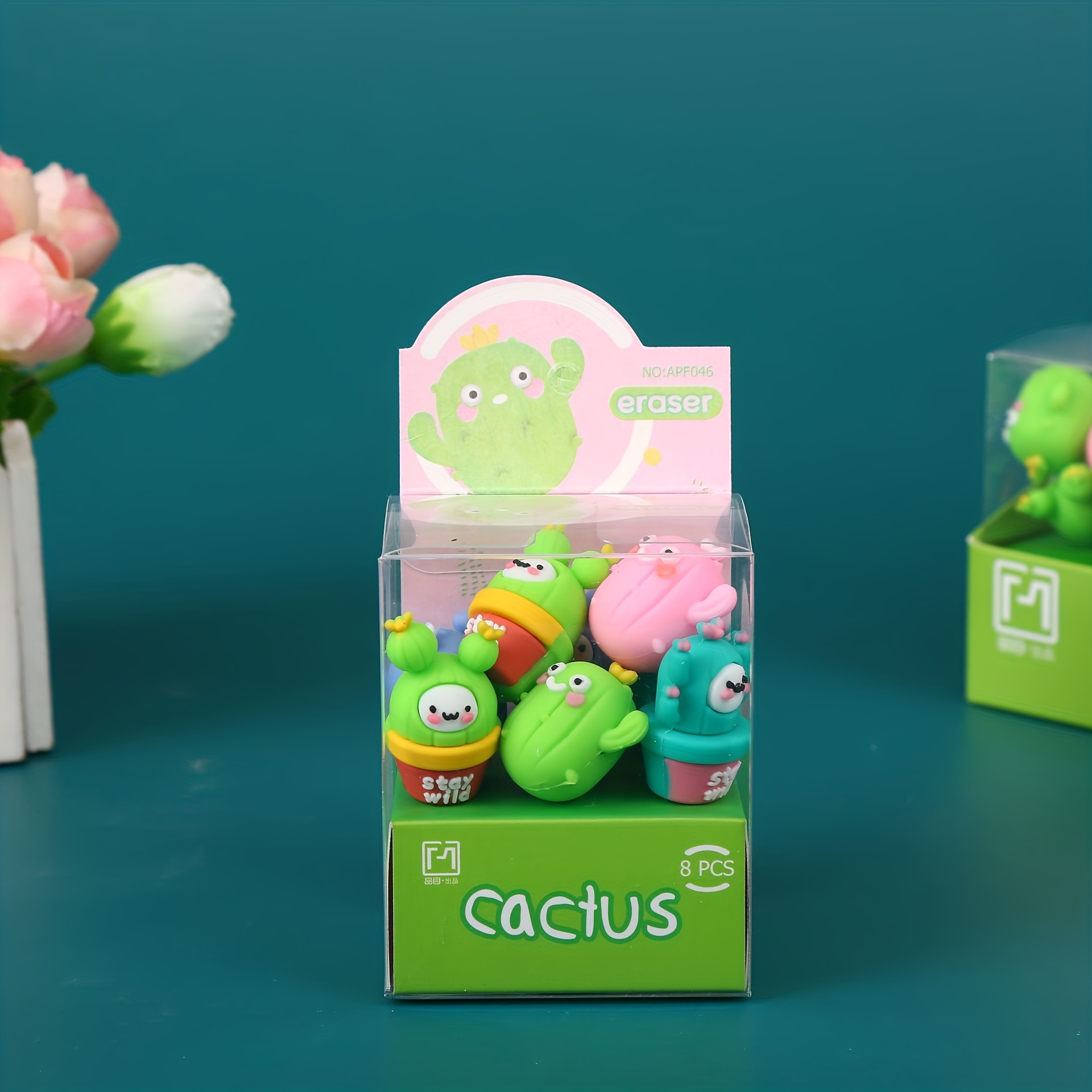 Goma de Borrar Flores y Cactus – Gift Shop Kawaii