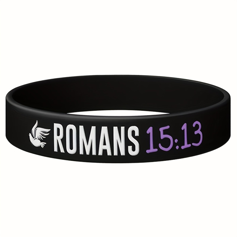 Christian Bible Verse Silicone Bracelets