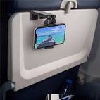 airplane phone holder portable travel stand desk flight