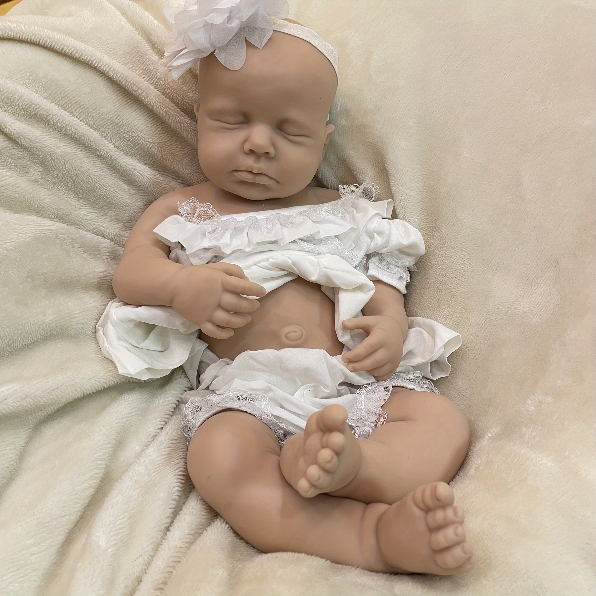 6Inch Artist Painted Mini Bebe Reborn Full Solid Silicone Reborn Dolls  Handmade Reborn Baby Dolls Muñecas