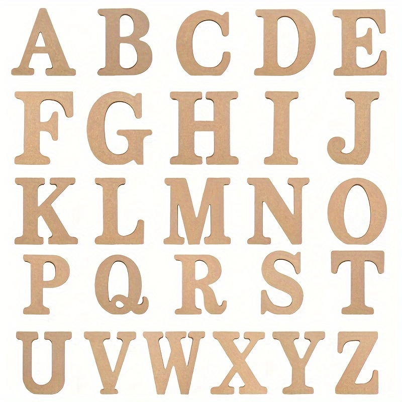 Lettere di legno 10 cm