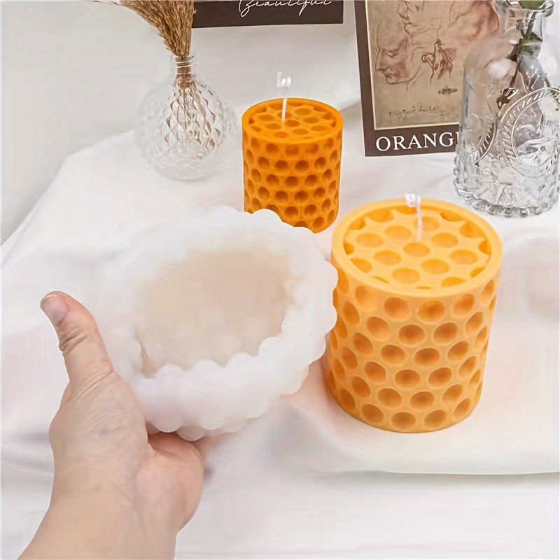Silicone Candle Molds Candle Making Cylinder Candle Molds - Temu