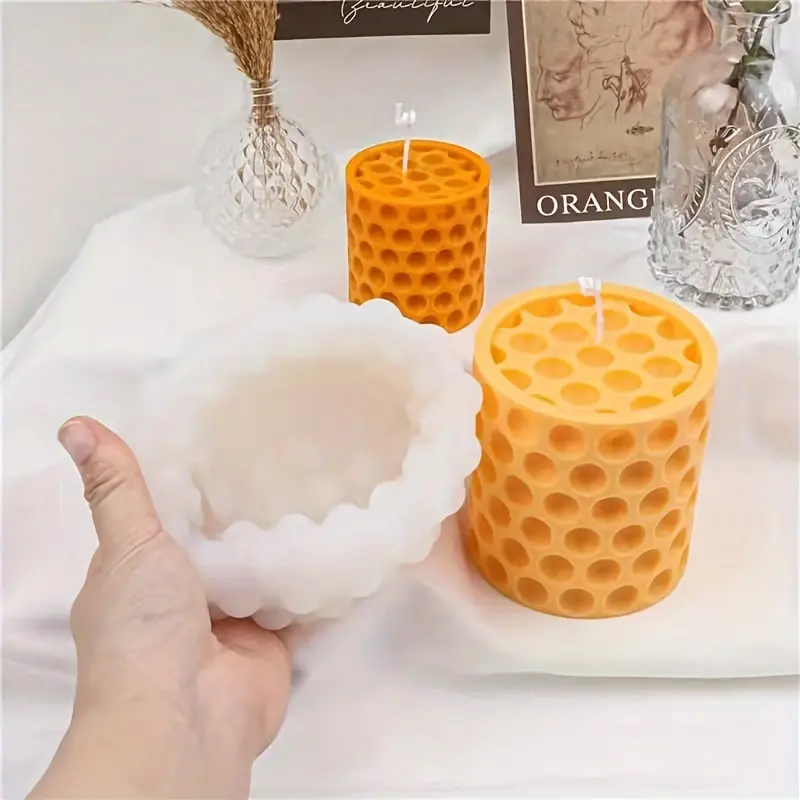 3d Candle Mold Cylinder Candle Mold Candle Making Food Grade - Temu