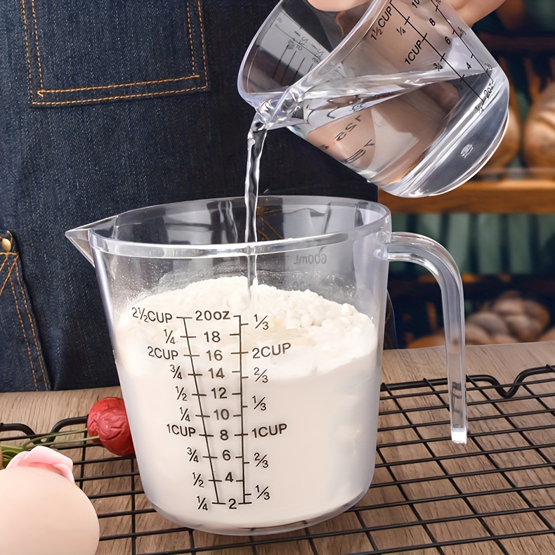 Measuring Cups Set, Stackable Measuring Cup, Clear Plastic Nesting Liquid  Set, Measuring Cups With Spout, Multiple Measurement Scales With Handle,  Kitchen Tools, Baking Tools, Kitchen Stuff, - Temu