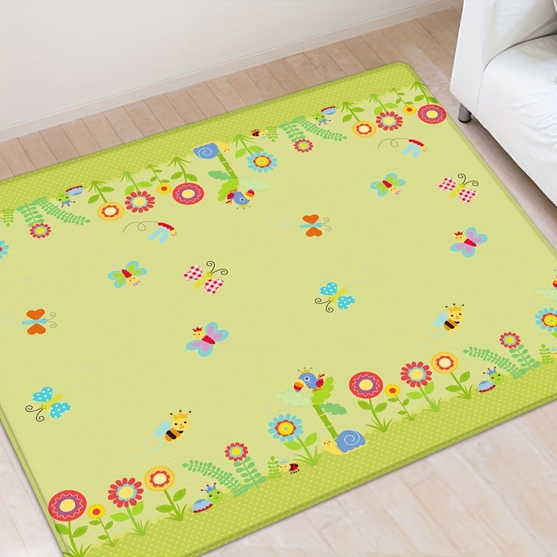 Tapis de jeu pour bébé en mousse à mémoire de forme épaissie, grand tapis  de velours tapis antidérapant tapis rampant pour chambre d'enfant chambre  salon tapis de yoga tapis de tatami-bleu 40x60