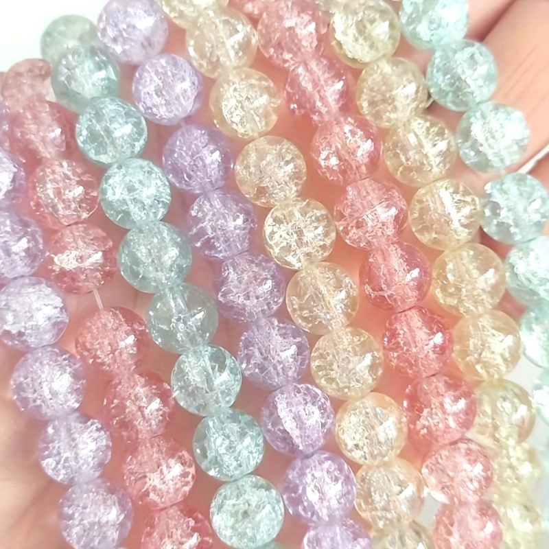 Colorful Crystal Glass Beads For Jewelry Making Diy - Temu
