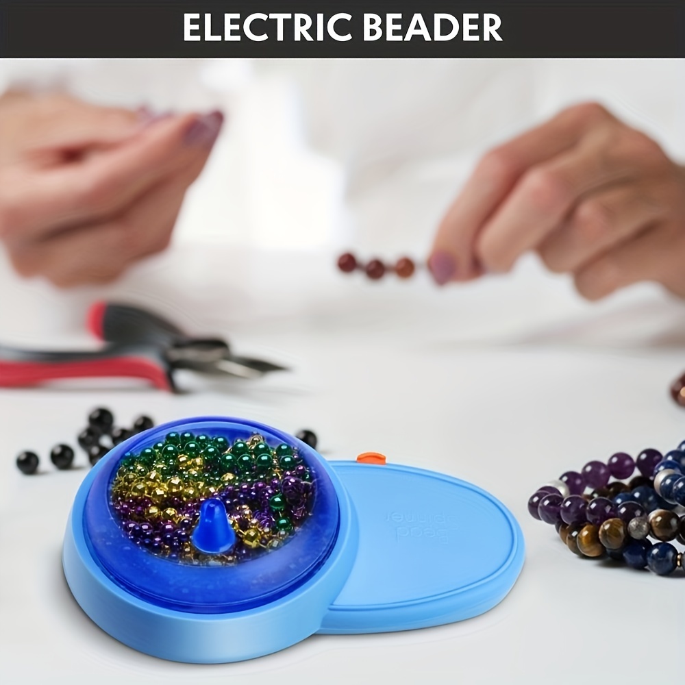 Bead Loom Kit Electronic Bead Spinning Machine With Thread - Temu