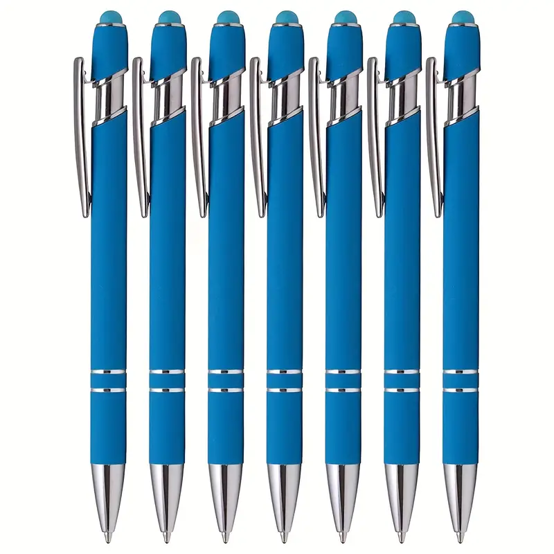 Colorful Circles of Light Retractable Ballpoint Pen Blue Ink Ball Point  Pens Work Pen for Men Women 1 PCS