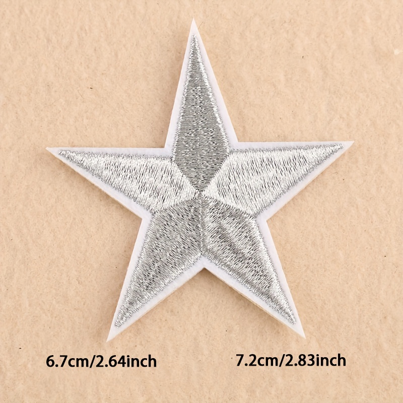 Star Patches Five angled Star Iron Patches Embroidered - Temu