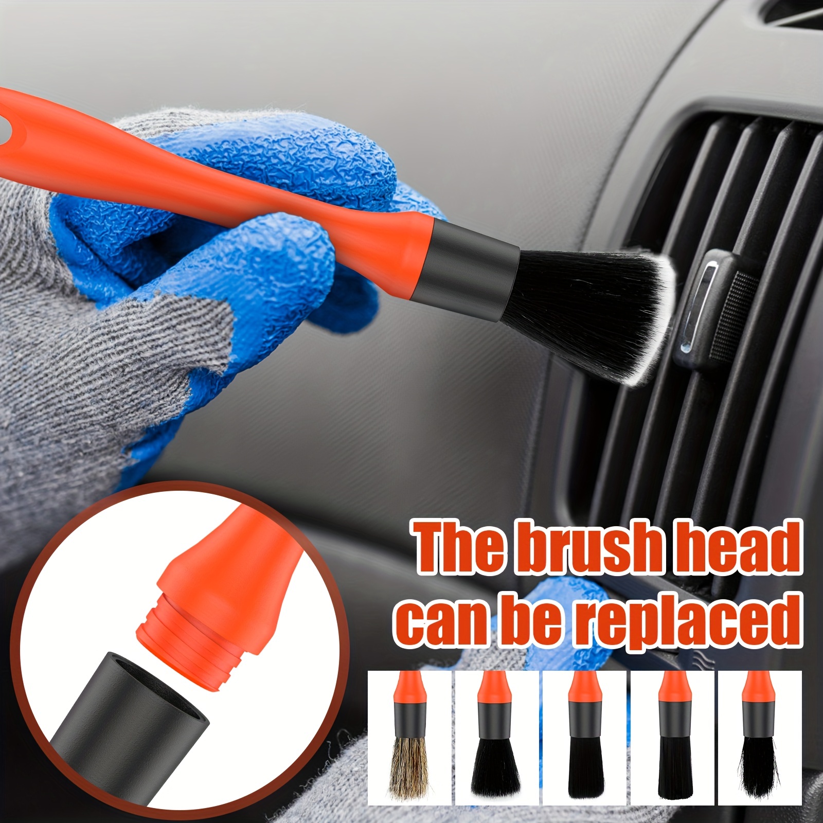 5 Pcs Car Auto Detailing Brush,detailing Brush,auto Detailing