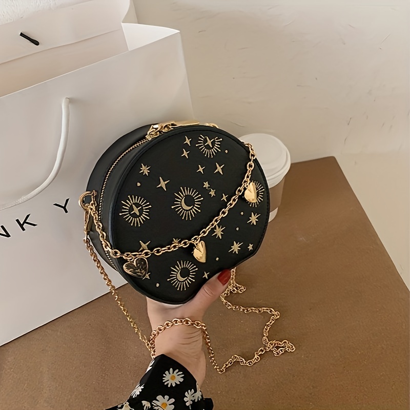 Plane Oval Egg Shaped Handbag-Apricot Embroidered Circle - Shop sukina  Handbags & Totes - Pinkoi