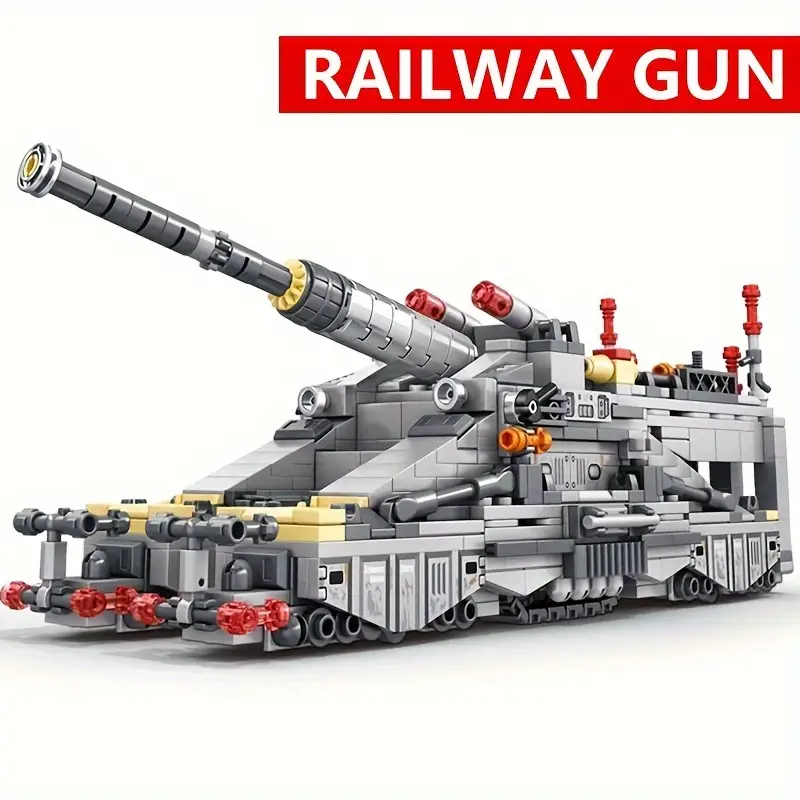 Train Cannon Toy, Cannon Building Blocks, Tank Military Assembly Set,  Handmade Diy Living Room Ornaments, Collection, Birthday Gift, Christmas  Gift - Temu United Arab Emirates
