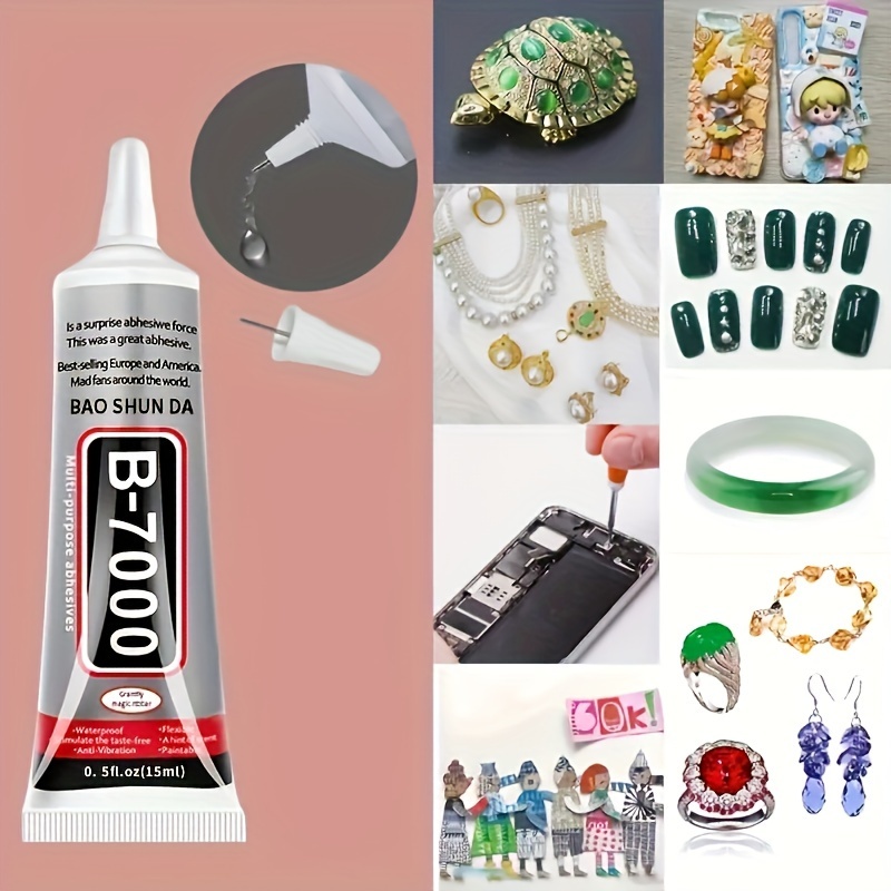  B7000 Rhinestone Glue for Crafts DIY 110ml Multi-Function Clear  Jewelry Glue for Jewelry Making Super Adhesive for Phone Screen Repair(3.72  FL.OZ) : Arts, Crafts & Sewing