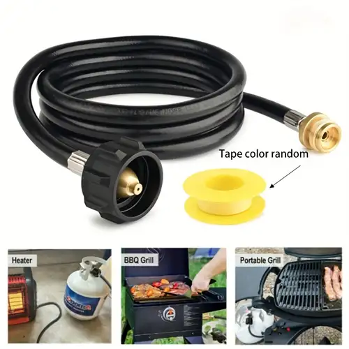 GASPRO 4ft Propane Tank Adapter Hose, Propane Adapter 1lb to 20lb, Converts 1lb Appliances to 5-40lb Tanks, Fit for Coleman Camping Stove, Buddy