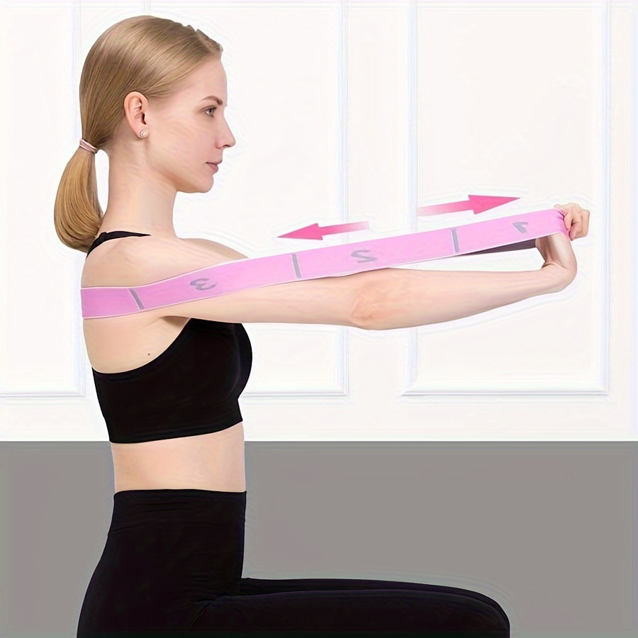 Digital Yoga Stretching Rope Solid Fitness Resistance Rope