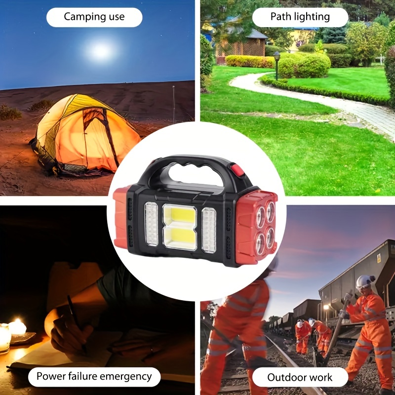 Rechargeable Lantern, Portable Camping Lantern Rechargeable Camping Lights Camping  Flashlight For Camping For Hiking For Emergency For Outdoor 
