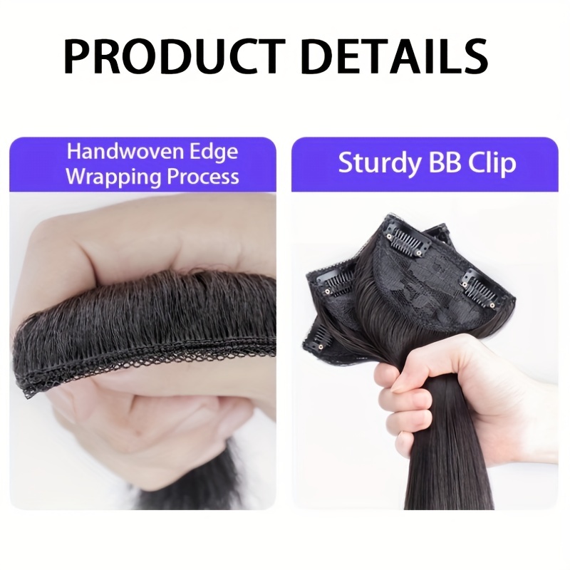 BRAID Thick Long Straight 3PCS Clip In Hair Extensions 50.8cm Pack of 3