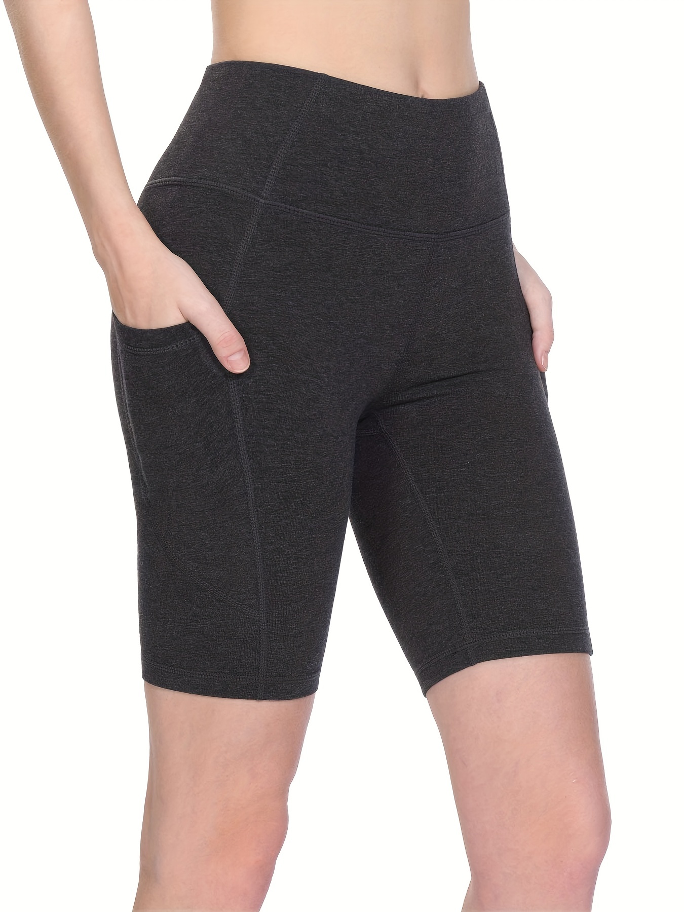 Workout Shorts For Women, High Waist Running Scrunch Gym Yoga Biker Shorts,  Women's Activewear