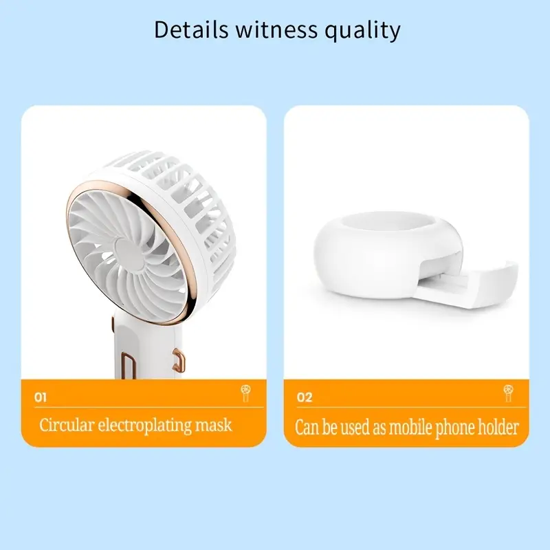 aromatherapy style handheld fan mini portable personal cooling fan usb rechargeable wearable hanging neck fan for men and women multifunctional 3 speed adjustment details 9