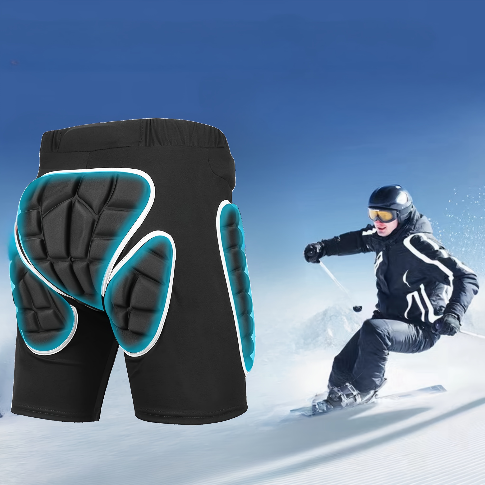 Ski Hip Pad Hip Protection Anti-Fall Butt Protector For Snowboard Ice  Skating, Knee Pads, Elbow Pads Protective Set (Color : A2, Size : X-Large)  : : Sports & Outdoors
